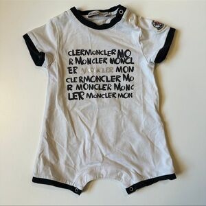 Moncler baby infant baby girl baby boy romper 3-6 months